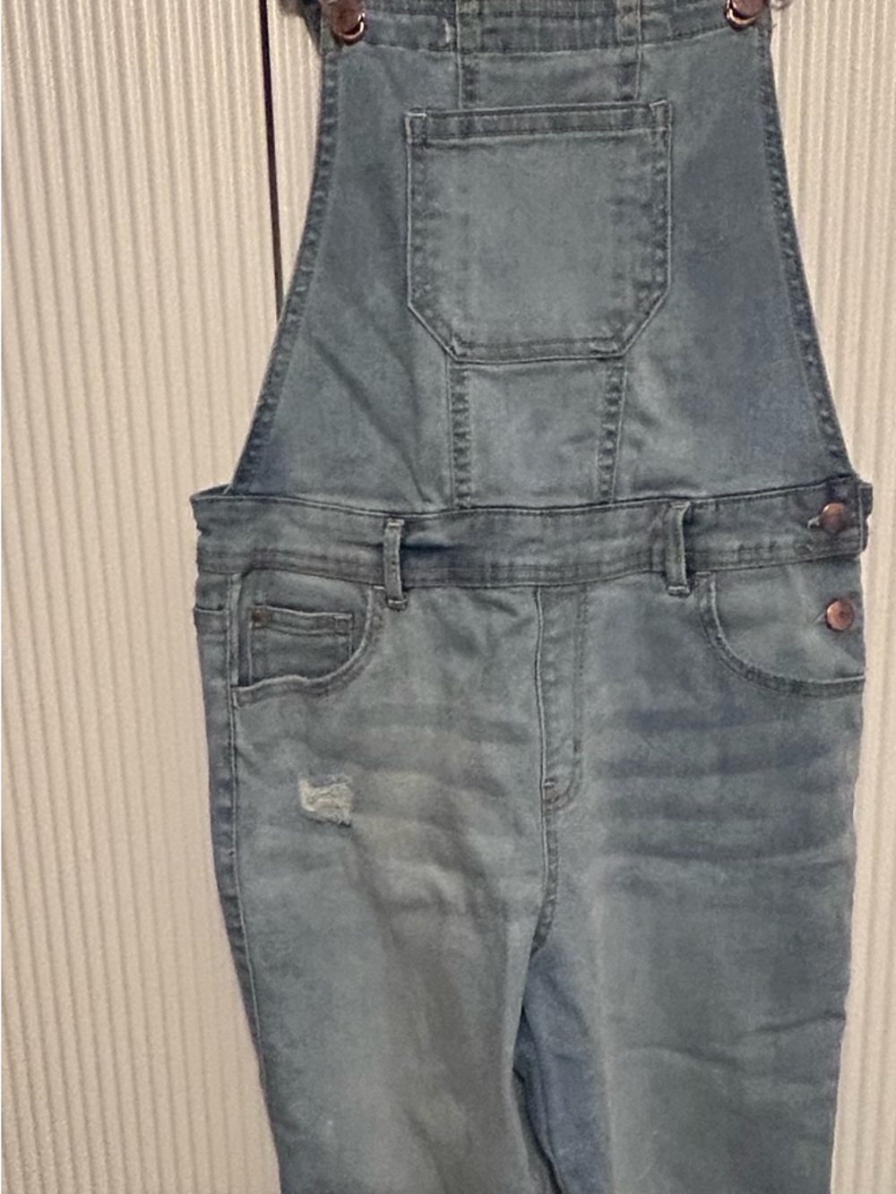 wonder nation light blue denim overalls